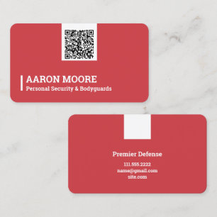 Security Bodyguard Business Card