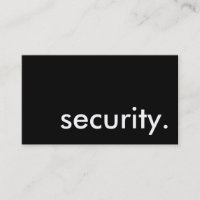 security.