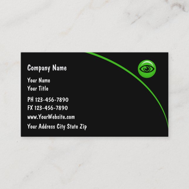 Security Business Cards (Front)