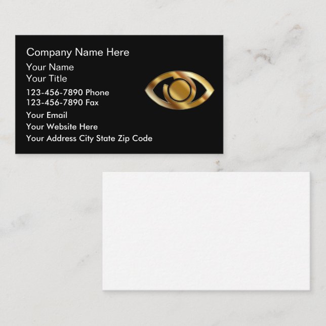 Security Business Cards (Front/Back)