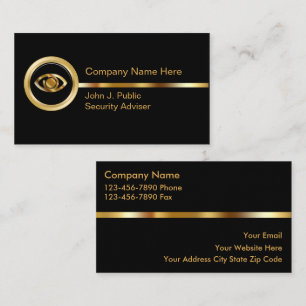 Security Business Cards