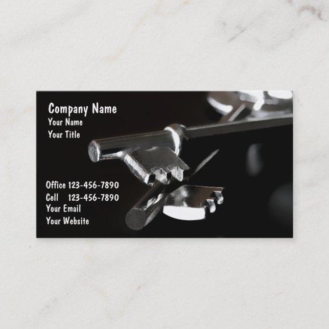 Security Business Cards (Front)