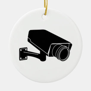 Security Camera Ceramic Tree Decoration