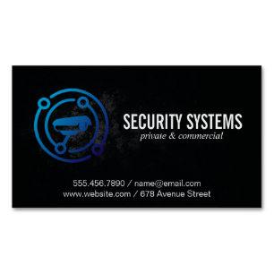 Security Camera   Home Protection Magnetic Business Card