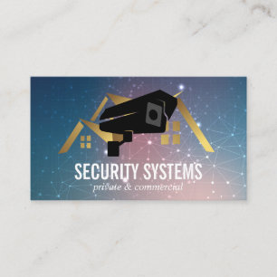 Security Camera   House Logo Business Card