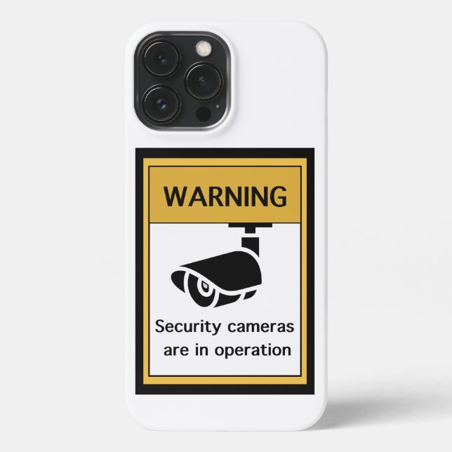 Security Camera iPhone Case (Back)