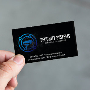 Security Camera   Lock Business Card