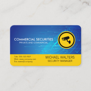 Security Camera Logo   AI Tech Business Card