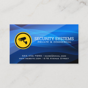 Security Camera Logo Business Card