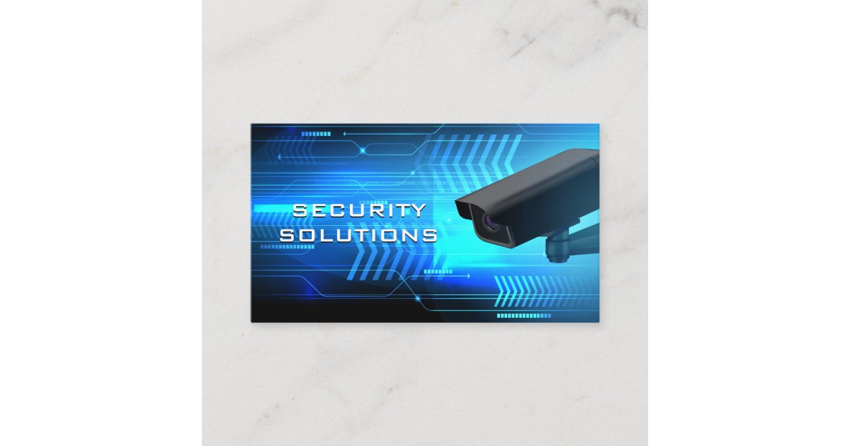 Security Camera Surveillance Business Card Zazzle