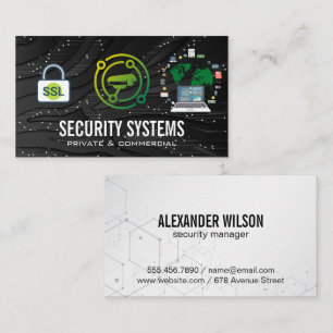 Security Camera   Tech    Data Security Business Card