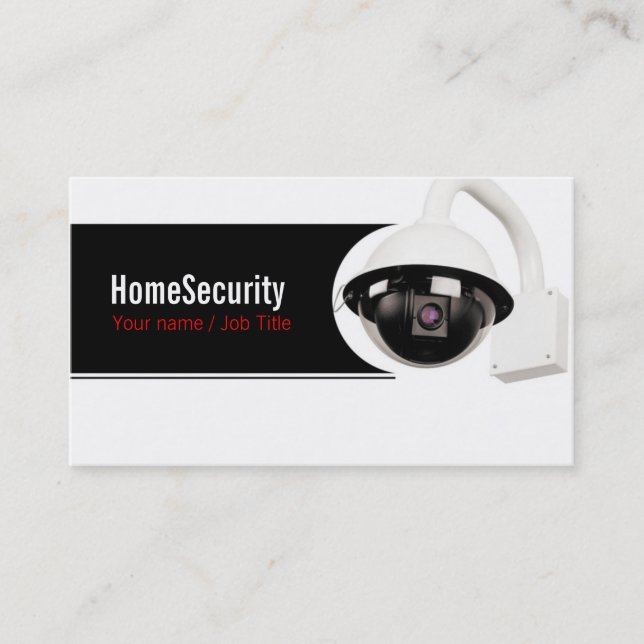 Security company business card (Front)