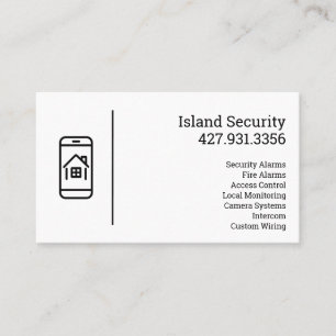 Security Company Business Card