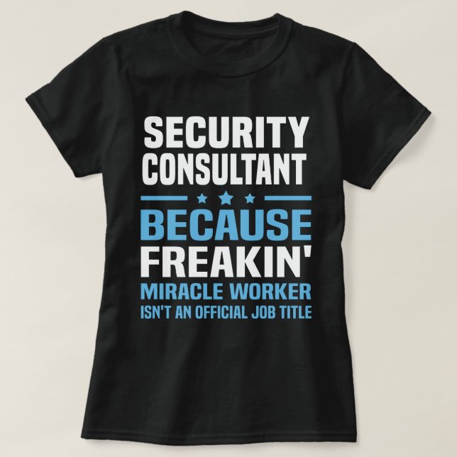 Security Consultant T-Shirt (Design Front)