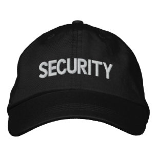 Security Embroidered Hat