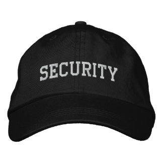 Security Embroidered Hat