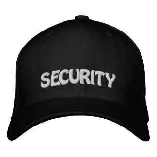 SECURITY EMBROIDERED HAT