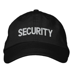 SECURITY EMBROIDERED HAT