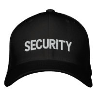 Security Emroidered Hat