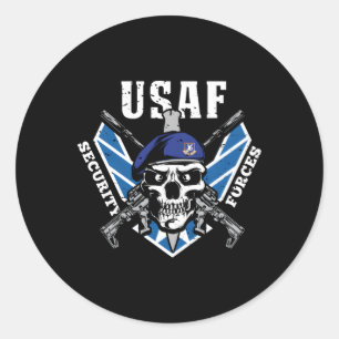 Security Forces Classic Round Sticker