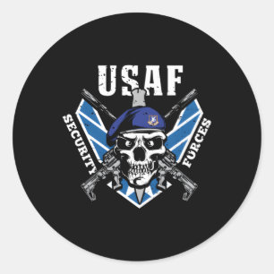 Security Forces Classic Round Sticker