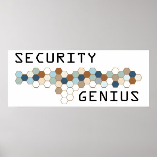 Security Genius Poster