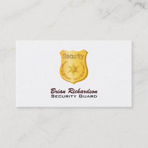 Security Guard Business Cards