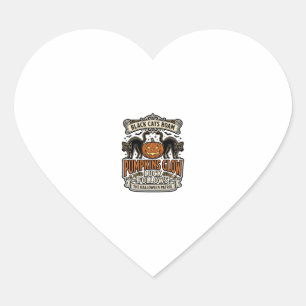 Security Guard Halloween Shirt with Black Cats & P Heart Sticker