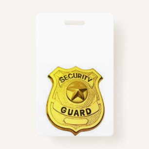 Security guard ID badge