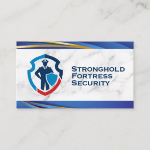 Security Guard in Uniform Business Card
