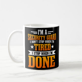 Security Guard Inspector Officer Watchman Custodia Coffee Mug