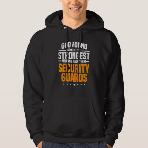 Security Guard Men Inspector Officer Watchman Cust Hoodie