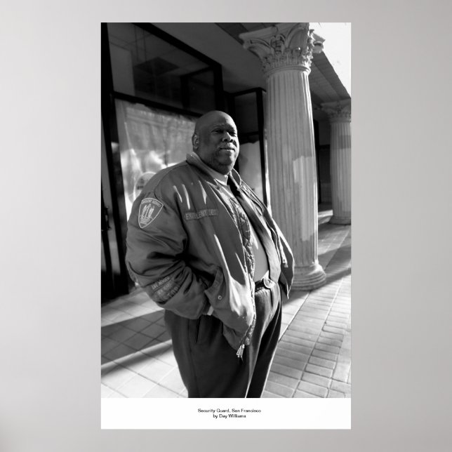 Security Guard, San Francisco Poster (Front)