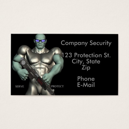 Security Guard Services Business Cards
