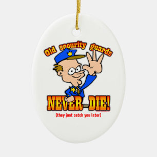 Security Guards Ceramic Tree Decoration