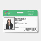 Security ID Employee Badge - Horizontal