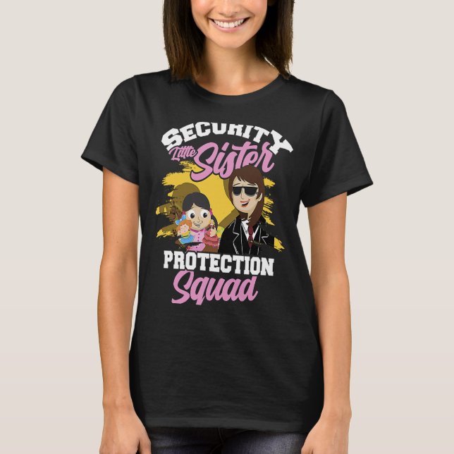 Security little sister protection squad  Programme T-Shirt (Front)