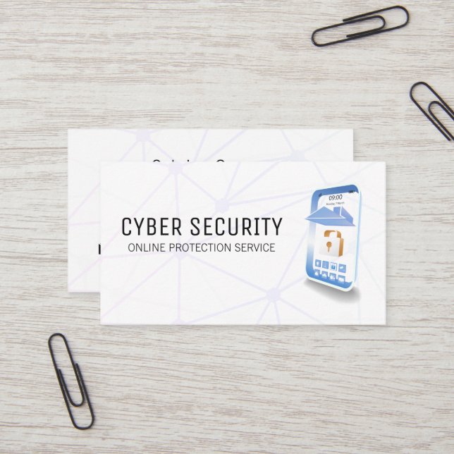 Security Mobile Tech | Network  Business Card (Front/Back In Situ)
