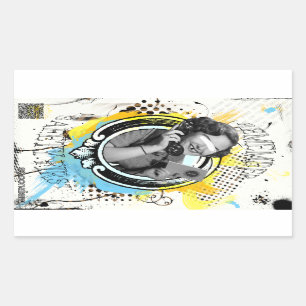 Security over Liberty Rectangular Sticker