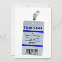 Security Pass Invitation