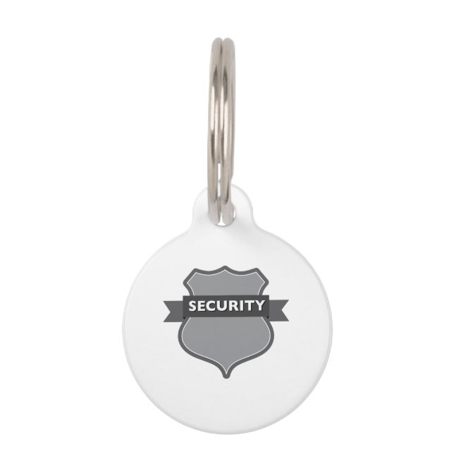 Security Pet Tag (Front)