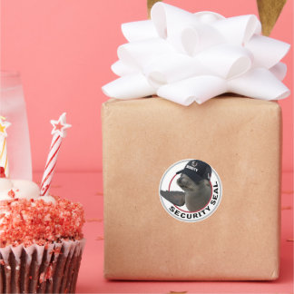 Security Seal Round Sticker