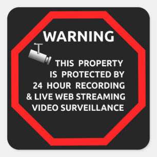 Security Sticker for Windows By Business Supplies