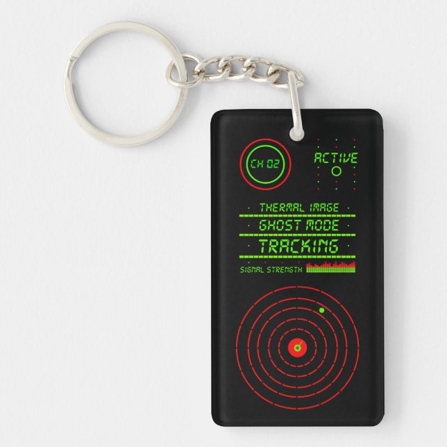 Security Surveillance LED Tracking Device X2 Fake Key Ring (Front)