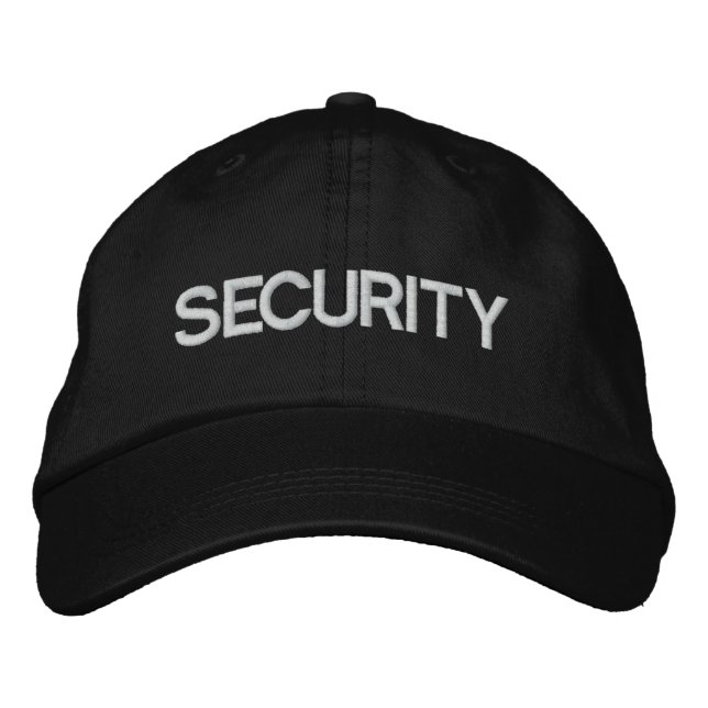 Security Team Adjustable Cap / Hat (Front)