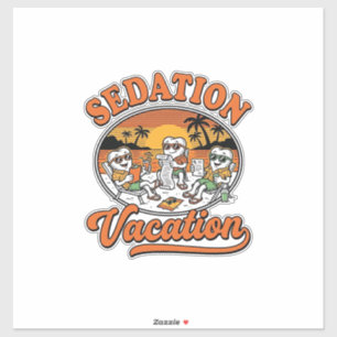 Sedation Vacation Retro Dental Humour Shirt Design