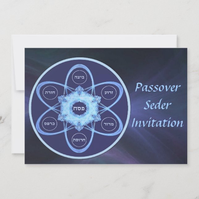 Seder Plate Invitation (Front)