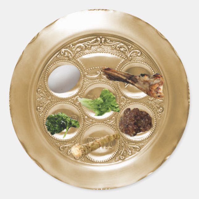 Seder Plate Sticker (Front)