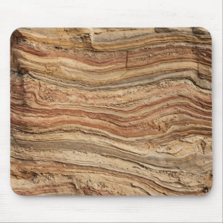 Sedimentary Earth Layers Texture Mouse Pad