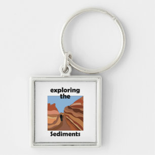 Sedimentary Rock Exploring The Sediments Hiker Key Ring
